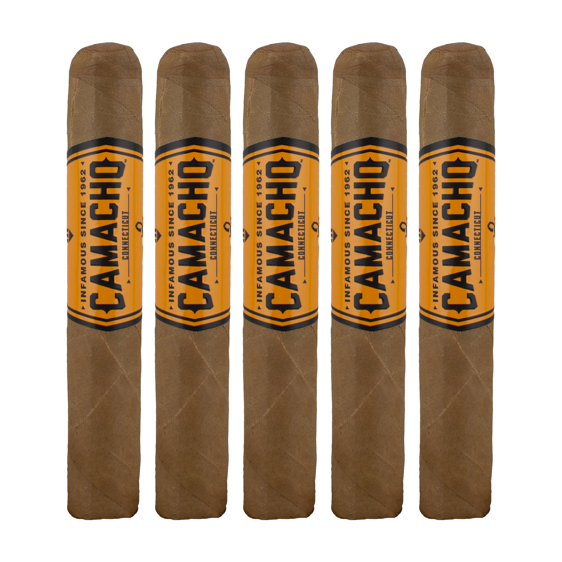 Camacho Connecticut Robusto Cigar - 5 Pack